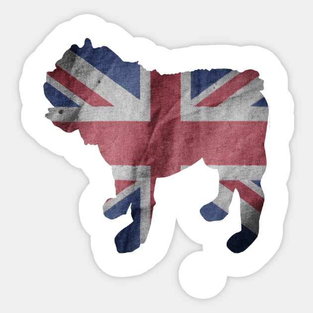 British Bulldog Sticker by TimberleeEU